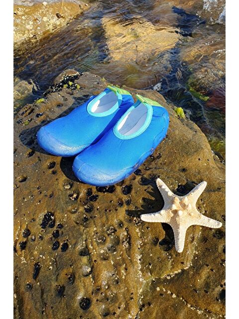 First Step Lacivert Erkek Çocuk Kaydırmaz Taban Deniz Ayakkabısı-F-7044 - S000176752-21164