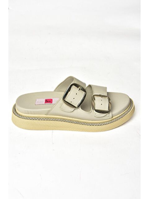 Fox Shoes P5400332 Gri Kadın Terlik - S000190425-20600