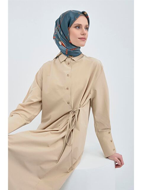 ARMİNE Saf İpek Twill Eşarp 9527D 81 - S000505020-20019