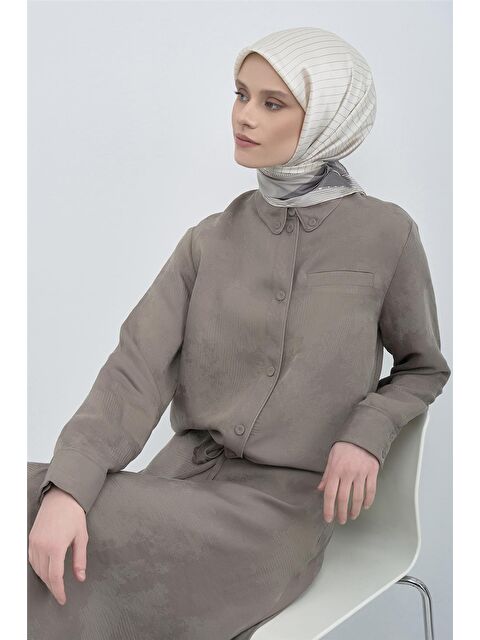 ARMİNE Saf İpek Twill Eşarp 9526D 06 - S000505040-19965