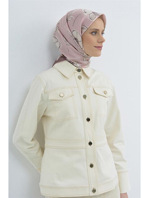 ARMİNE Saf İpek Twill Eşarp 9536D 39 - S000501842-20031