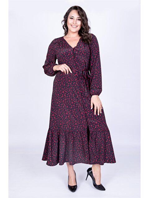 Mylinemoda V Yaka Uzun Elbise - S000239370-19351