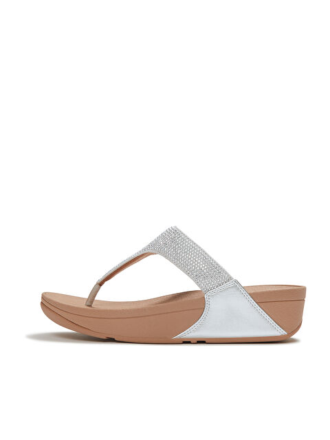 Fitflop Kadın Gri Taşlı Parmak Arası Terlik