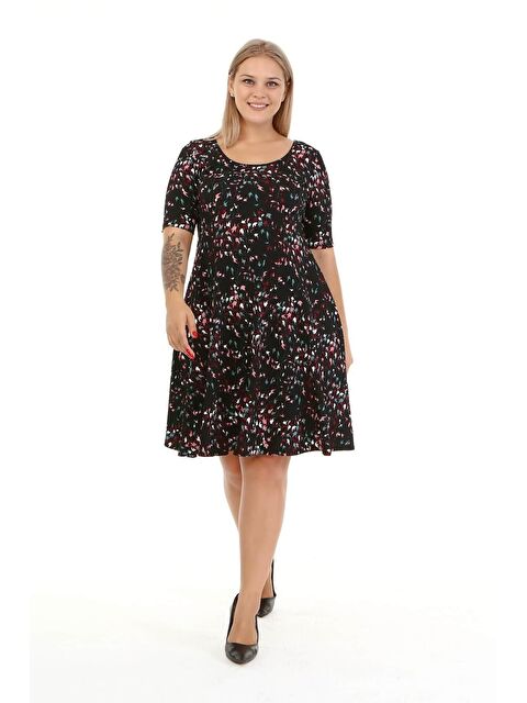 Mylinemoda Yuvarlak Yaka Elbise - S000239371-19351