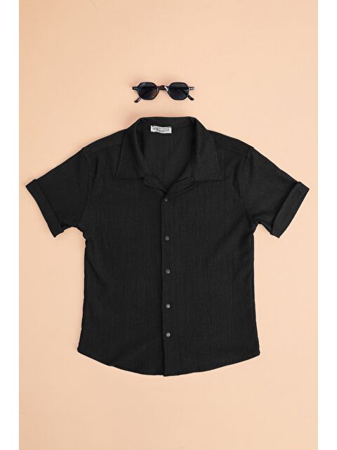 Fullamoda Kolu Katlamalı Düğmeli Erkek Çocuk Gömlek