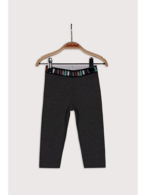 ZEYLAND Kız Çocuk Gri Beli Lastikli Uzun Tayt (6Ay-4Yaş) - S000331153-29666