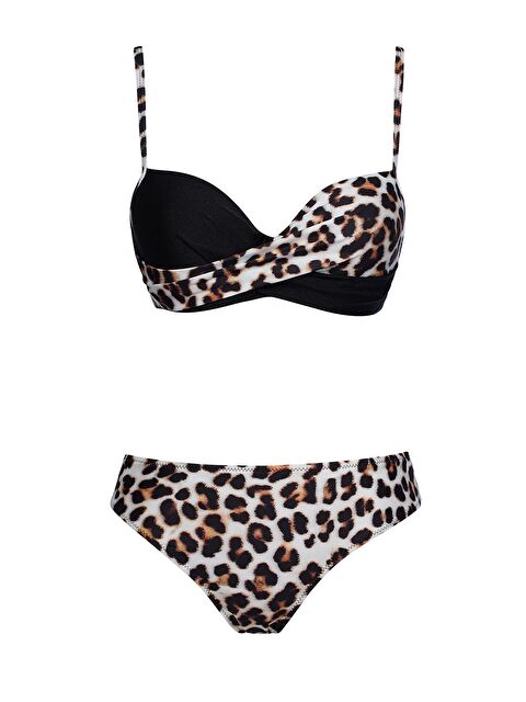 Sailor Moda Kaplı Telli Balenli Bikini Takım - S000403312-23173