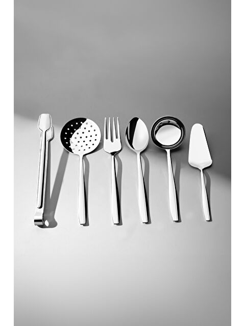 Nehir Sahra Sade 6 Parça Paslanmaz Çelik Servis Takımı - S000495164-18105
