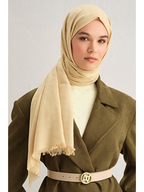 ARMİNE Viscon Kazayağı Desen Şal 02 - S000322650-19928