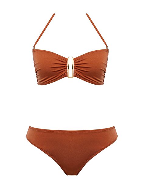 Sailor Moda Aksesuarlı Brezilya Bikini Takım - S000403322-19413