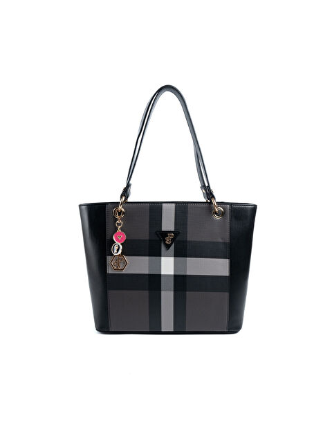 Silver Polo Kadın Omuz Çantası 1176-48191 SILVER POLO BAYAN ÇANTASI MK129 SİYAH-MAT SİYAH - S000508805-19351