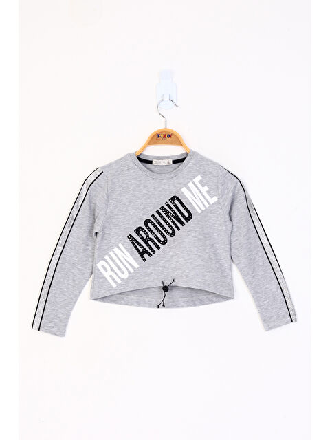 Toontoykids Kız Çocuk Kolları Şeritli Tişört - S000421289-20600