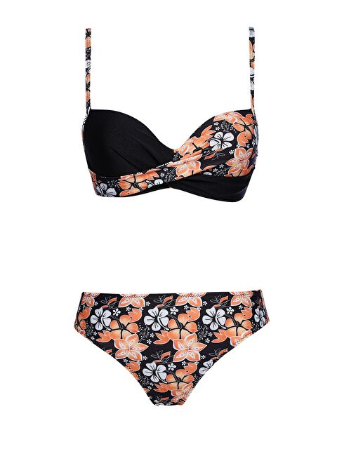 Sailor Moda Kaplı Telli Balenli Bikini Takım - S000403327-20013