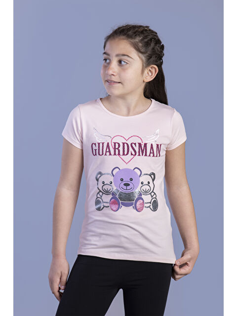 Toontoykids Kız Çocuk Baskılı Tişört