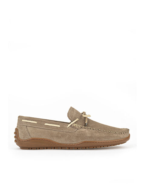 Ziya Ayakkabı Erkek Hakiki Deri Günlük Ayakkabı 1611064Z041 Bej