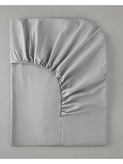 English Home Pure Pamuklu King Size Lastikli Çarşaf 180x200 cm Çakıl Taşı - S000526806-20600