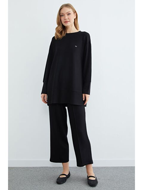 Fullamoda Fullamodest Büyük Beden Çimalı Modal 2 Li Takım - S000518256-19351