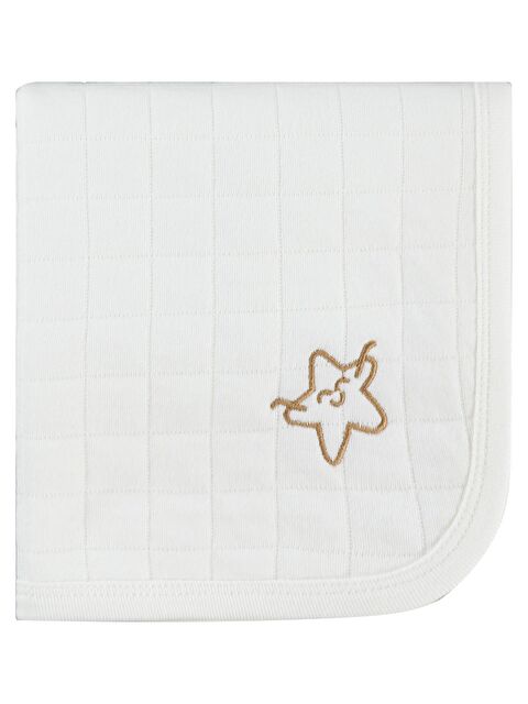 Civil Baby Yıldız Nakışlı 80*90 Battaniye - Ekru Standart - S000526835-19965