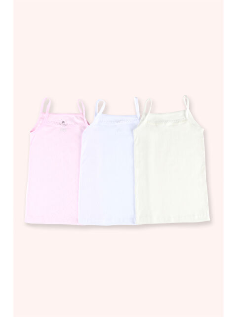 Panço Kız Çocuk Motifli 3'lü Atlet Seti - S000514269-23173