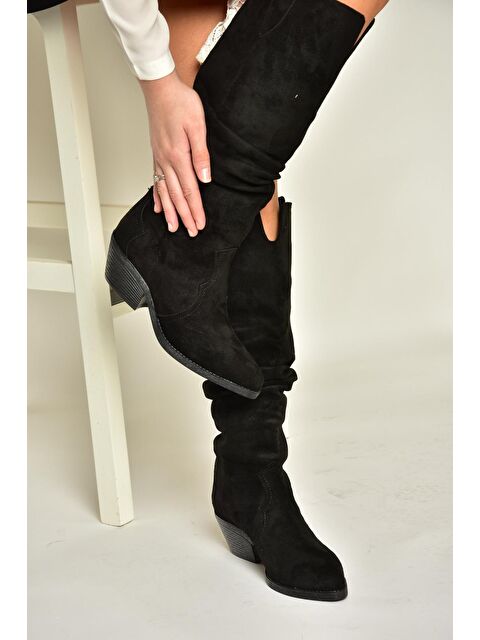 Fox Shoes T4044010 Siyah Kadın Çizme - S000298417-19351