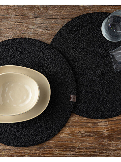 English Home Dalia Jüt 2'li Amerikan Servis Siyah - S000337269-19351