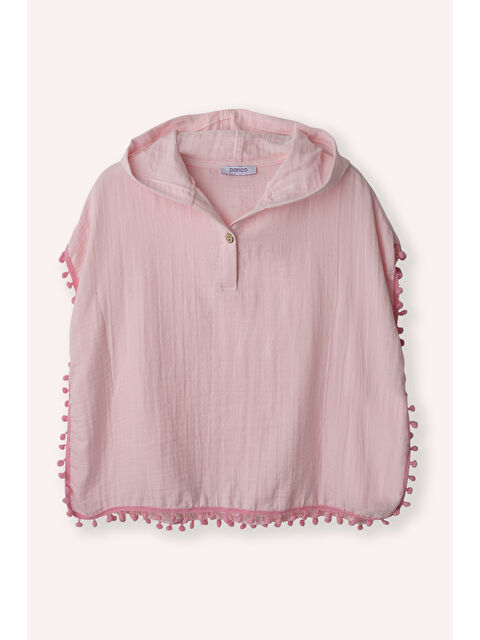 Panço Kız Çocuk Müslin Pembe Plaj Havlusu - S000524499-20024