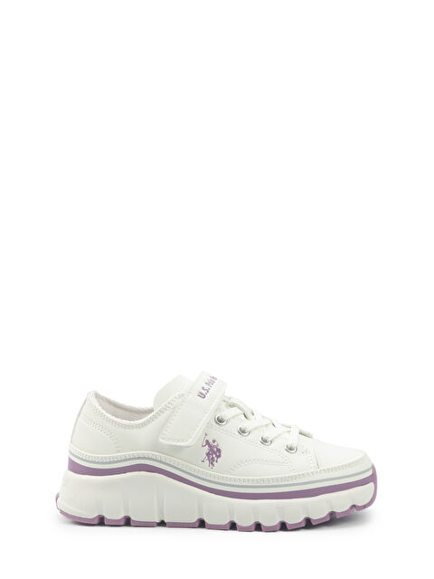 U.S. POLO ASSN. KENTA JR 5PR Beyaz Kız Çocuk Sneaker - S000447220-37233