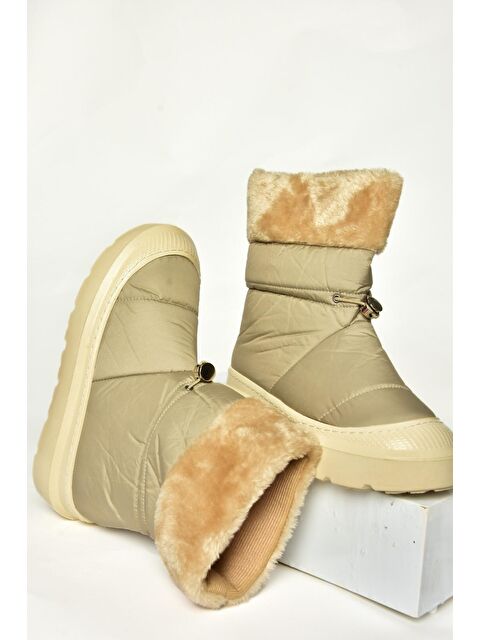 Fox Shoes T4764340 Bej Kadın Bot - S000298420-19928