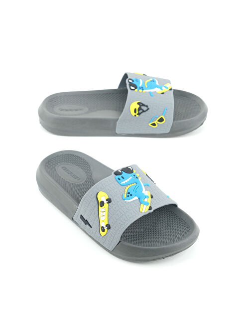 Gezer Erkek Çocuk Yazlık PU Ev Banyo Bahçe Plaj Havuz Günlük Terlik - S000351813-20600