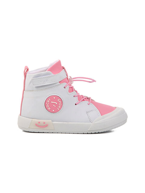 Walkway Beyaz-Pudra Bilek Boy Bebek Sneaker Rocky 17 B - S000293306-37242