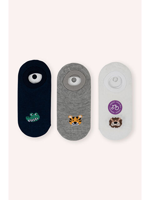 Panço Erkek Çocuk Figürlü Babet Çorap - S000524551-23173