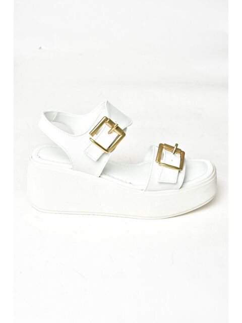 Fox Shoes S5905504 Beyaz Kadın Sandalet - S000152407-20063