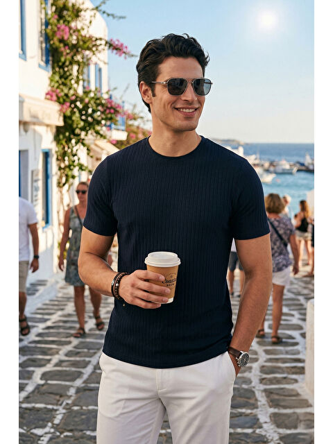 Buratti Pamuklu Regular Fit Bisiklet Yaka T Shirt 5904068