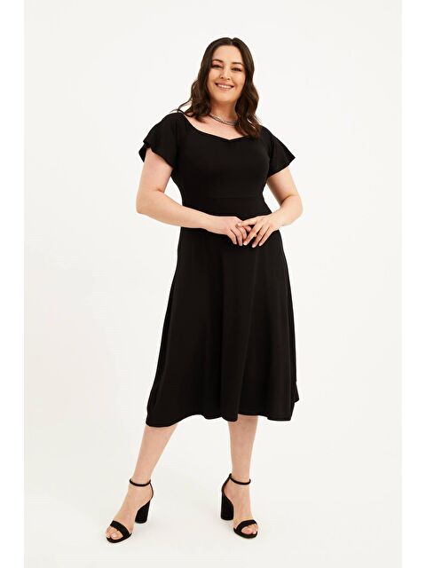 Mylinemoda Damla Yaka Uzun Elbise - S000239413-19351