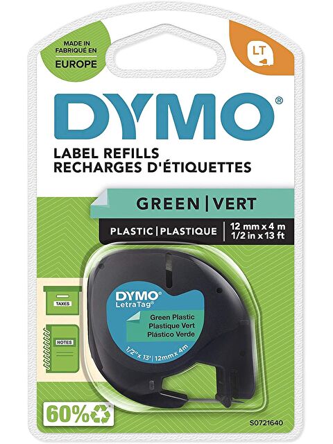 Dymo Letratag Orijinal Plastik Şerit Etiket 12mmx4m - S000364365-18194
