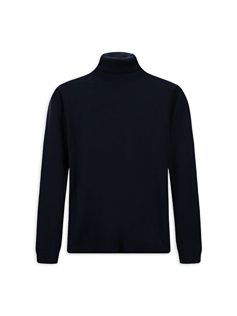 Kiğılı Balıkçı Yaka Regular Fit Yünlü Triko Kazak - S000443196-29672