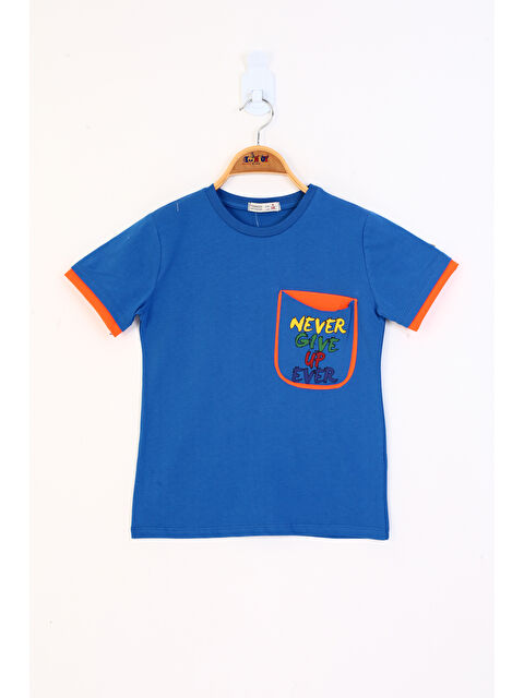 Toontoykids Erkek Çocuk Cep Detaylı Baskılı Tişört - S000359734-23710