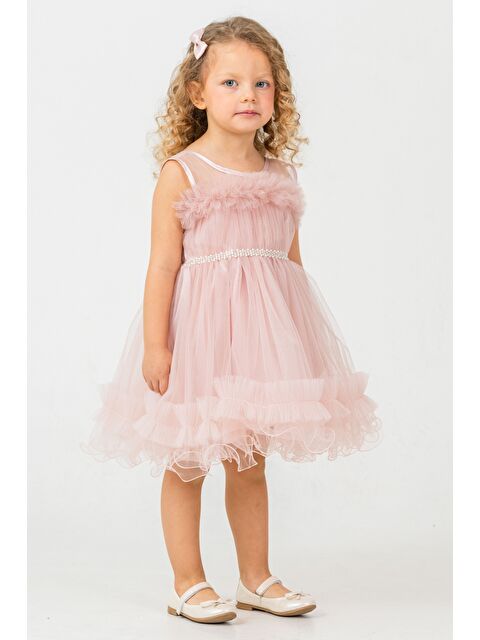 Mnk Baby & Kids Aizona Kız Çocuk Abiye M00782 - S000502796-7152