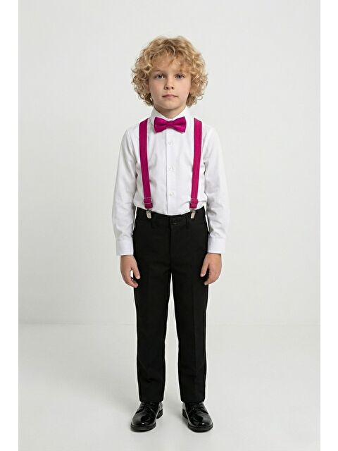 Mnk Baby & Kids Beyaz Gömlekli Erkek Çocuk Takım M00787 - S000502795-18686