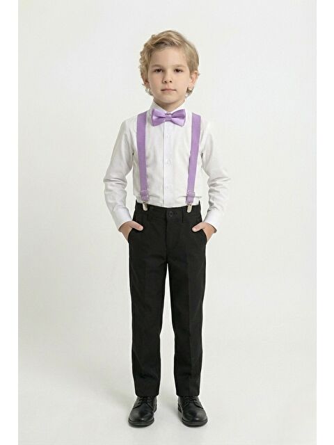 Mnk Baby & Kids Beyaz Gömlekli Erkek Çocuk Takım M00787 - S000502795-17878