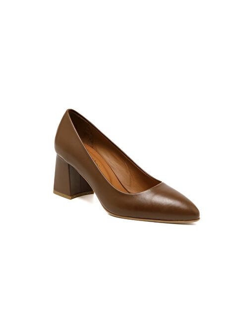 John May Kadın Topuklu/ Stiletto MAR-25Y-166-512 Taba Cilt - S000509304-14955