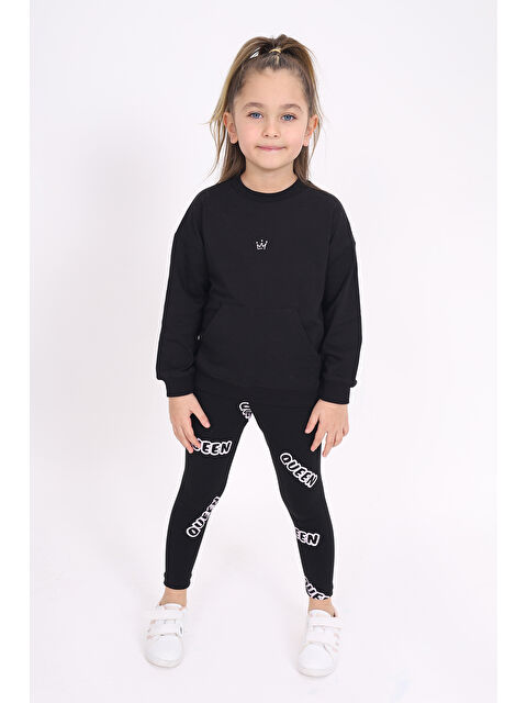 Toontoykids Kız Çocuk Nakışlı Taytlı Takım - S000321021-19351