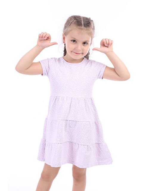 Toontoykids Kız Çocuk Baskılı Elbise - S000359740-23370