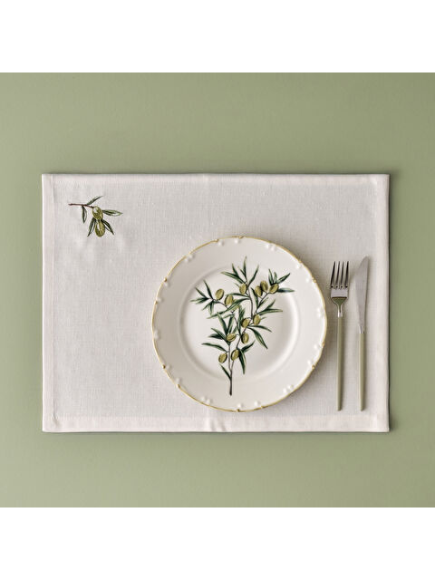 Bella Maison Olive Amerikan Servis Krem (35x45 cm) - S000415046-19966