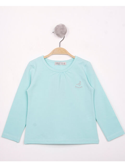 Toontoykids Kız Çocuk Göğsü Princess Nakışlı Tişört - S000359711-1180