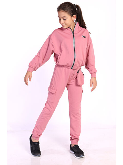 Toontoykids Kız Çocuk Cüzdan Detaylı Eşofman Takımı - S000321025-20028