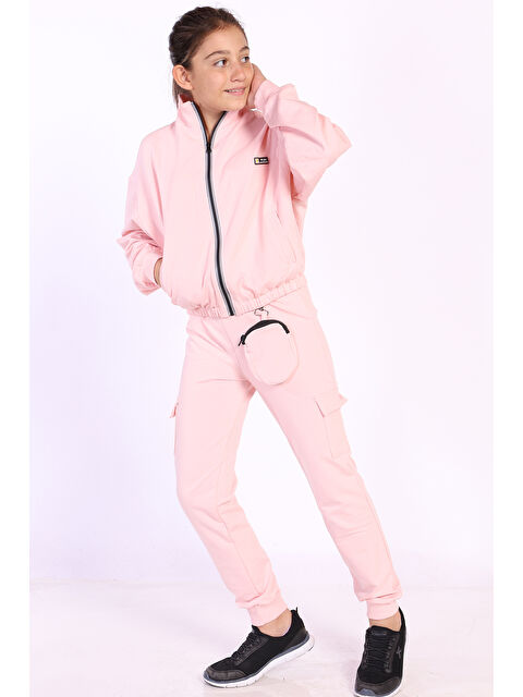 Toontoykids Kız Çocuk Cüzdan Detaylı Eşofman Takımı - S000321025-7152