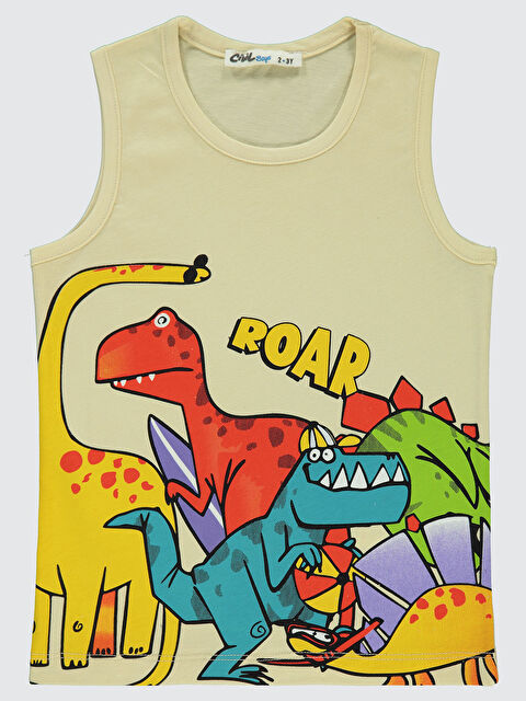 Civil Boys Erkek Çocuk Tişört 2-5 Yaş Taş Rengi - S000367965-25636