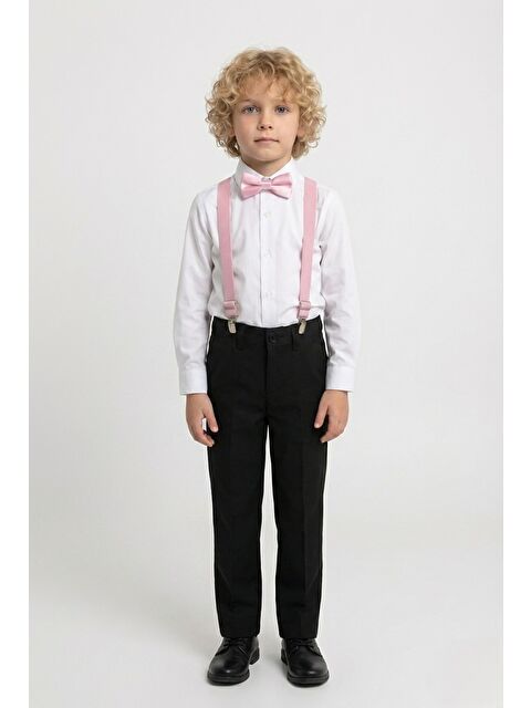 Mnk Baby & Kids Beyaz Gömlekli Erkek Çocuk Takım M00787 - S000502795-20024