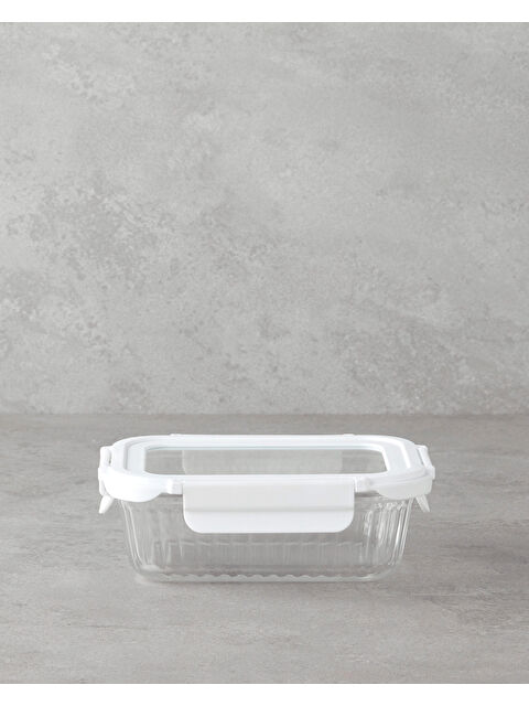 English Home Maris Borosilikat Saklama Kabı 600 ml Beyaz - S000400398-20063